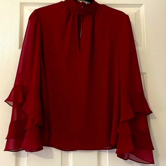 1. State Tops - Burgundy 1.State Blouse